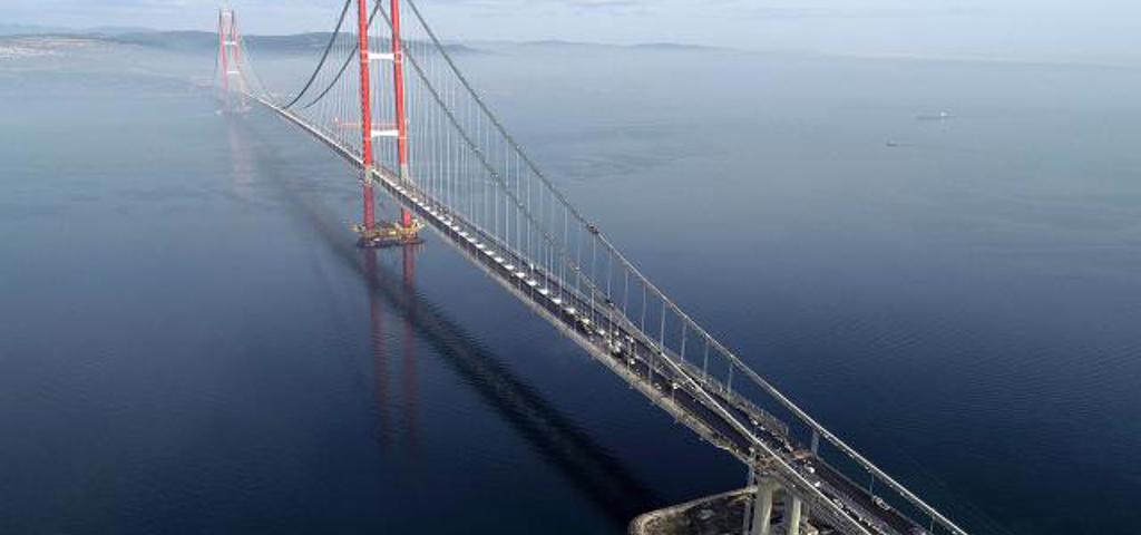 Στην Τουρκία εγκαινιάστηκε η μεγαλύτερη κρεμαστή γέφυρα στον κόσμο 